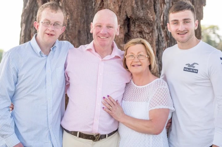 My Family, L/R Gavin, Gregory, Wife Martina, Craigie