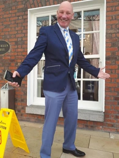 Having fun on Tour, Dublin City.