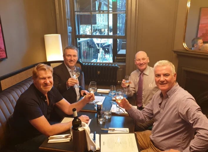 My Friends & Colleagues L/R John, Jarlath, Gregory, Brendan.