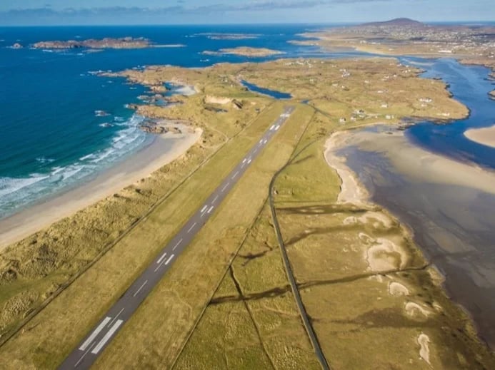 Donegal Airport voted most scenic in the world for second year running 2020/2021