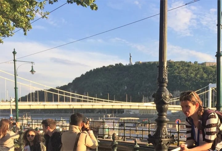 At the Elizabeth Bridge