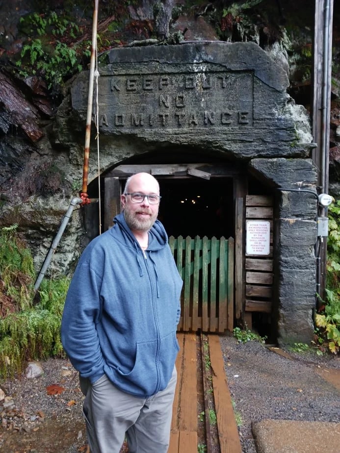 On tour with some great guests visiting the Britania Mines on my Sea to Sky tour