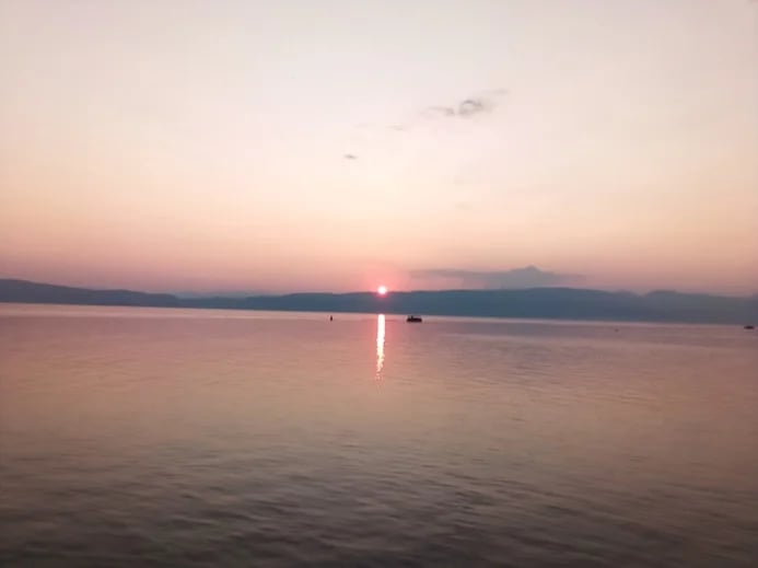 Ohrid, sunset