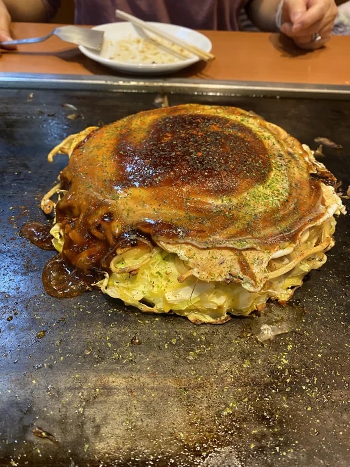 Osaka-style okonomiyaki