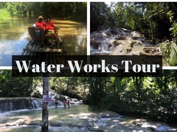 Martha Brae Bamboo River Rafting & Dunns River Falls Private Tour