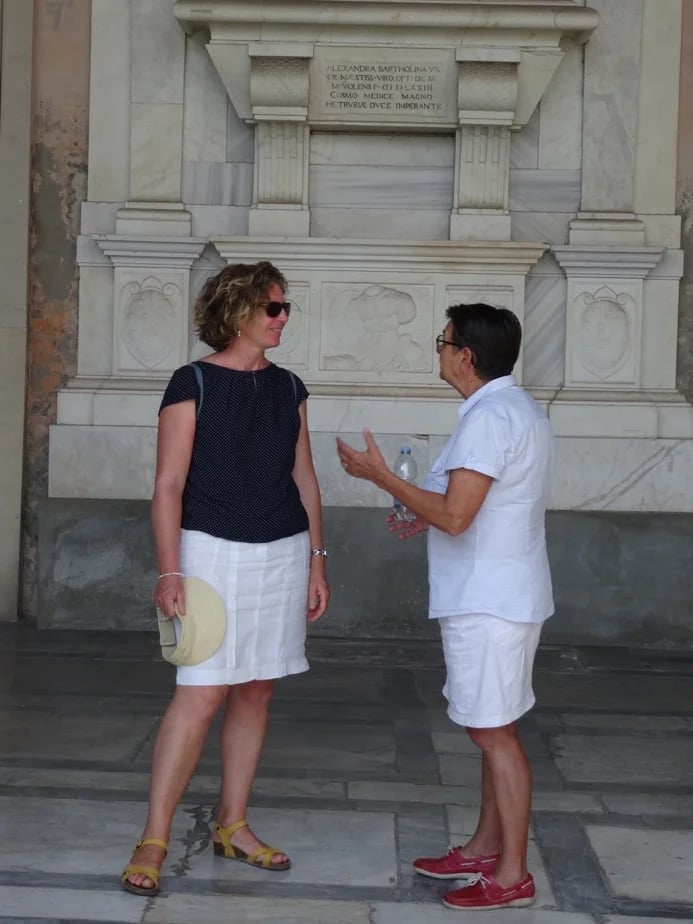 In the holy cemetery of Pisa