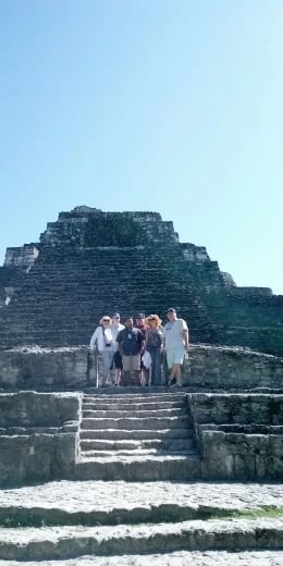 Chaccoben with Paul Holdsworth and family