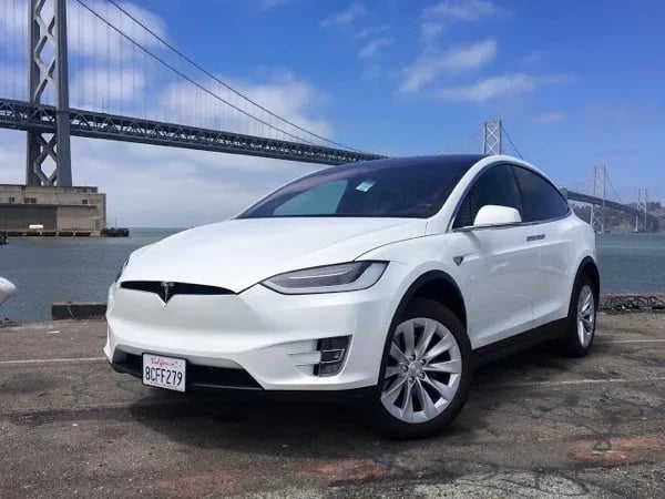 Classic San Francisco Day in a Tesla Model X