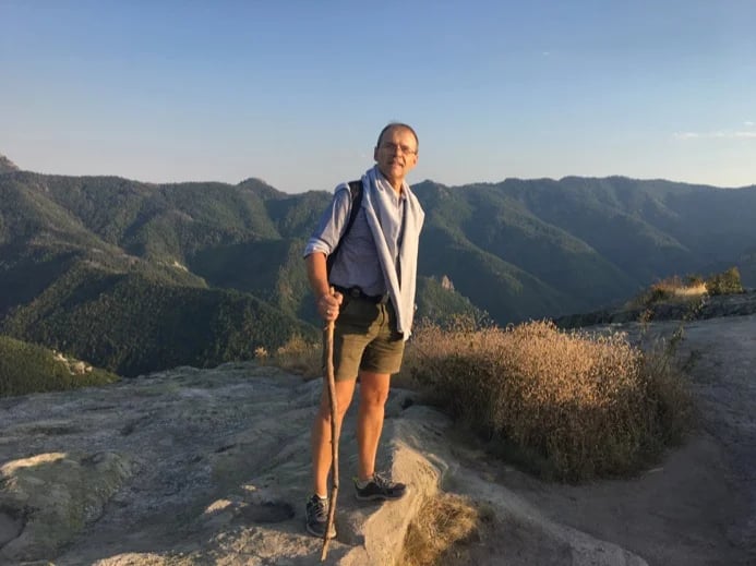 It is me on the top the Belintash, the ancient Thracian sanctuary and one the most powerful energy points in Bulgaria.