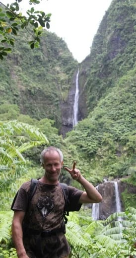 Somewhere in Tahitian Rain Forest
