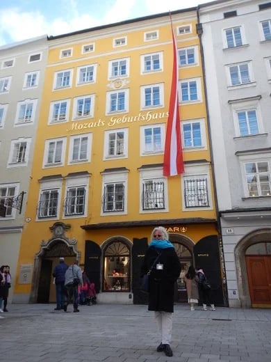 Certainly the most famous address in Salzburg...