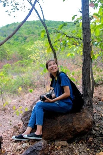 Survey trekking trip on the mountaintop, west to Sukhothai Historical Park