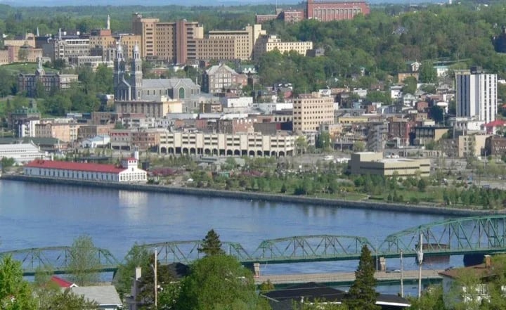 District of Chicoutimi in the large City of Saguenay.