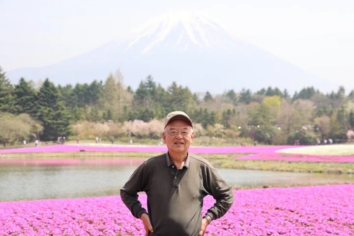 At the foot of Mt. Fuji