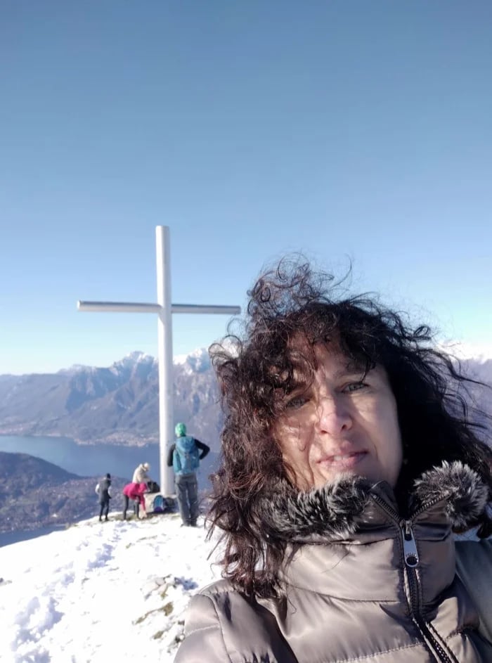 Winter mountain excursion