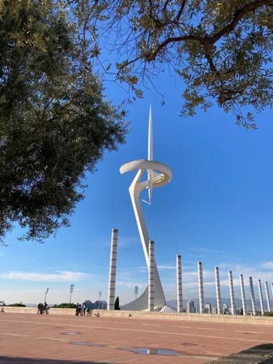 Torre Calatrava in Barcelona Olympic Ring