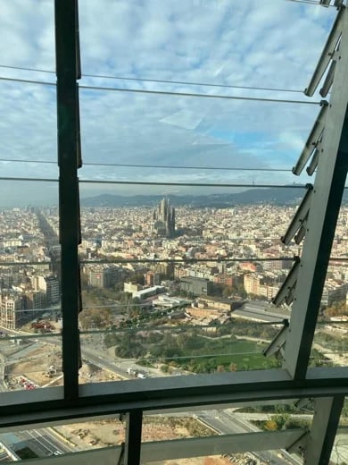 Sight of Sagrada Familia from Acbar Tower