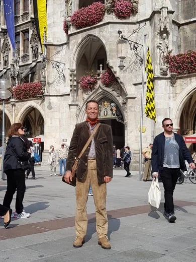 In front of Munich City Hall