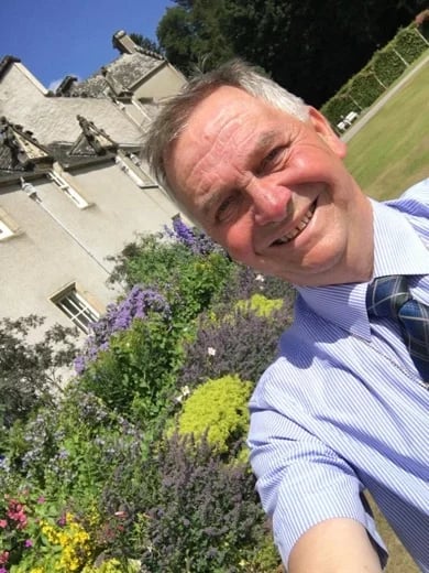 Ballindalloch Castle in bloom