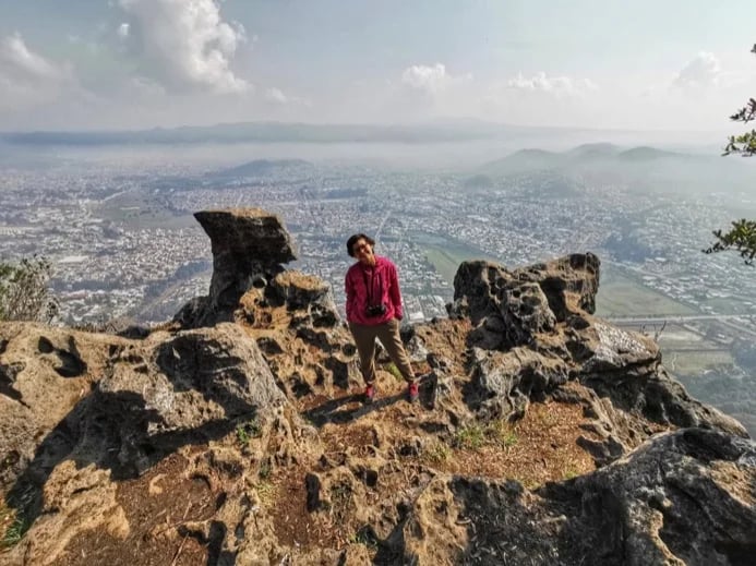 After hiking to get a great view of San Cristóbal de Las Casas