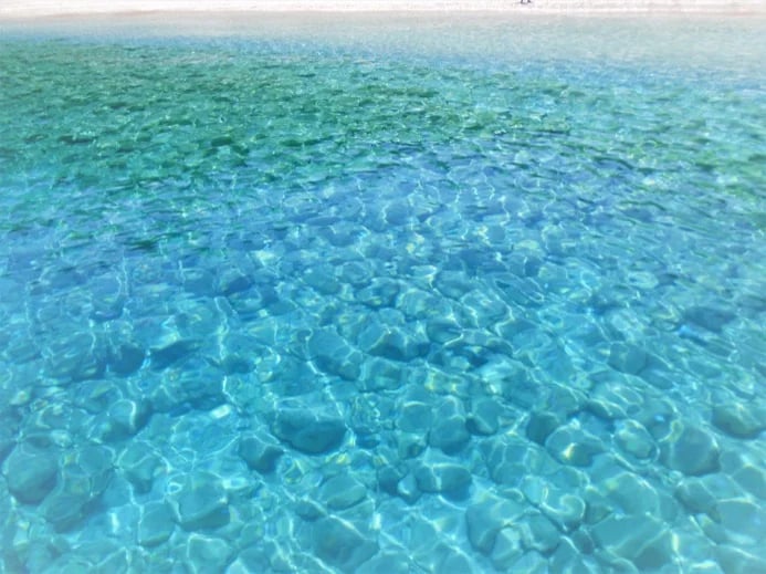 Discovering private beaches at Kefalonia....
