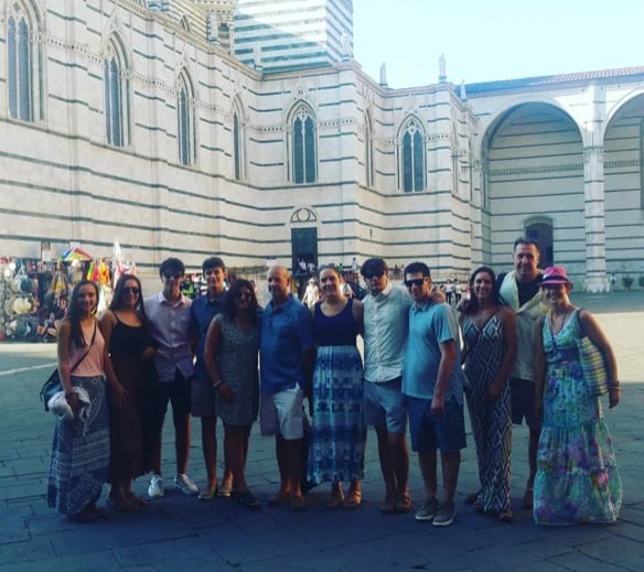 A big family in Siena!