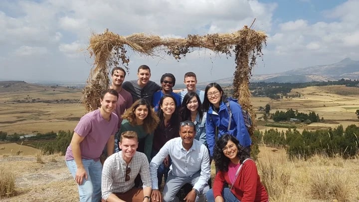 Me leading a group of students from Stanford University 1