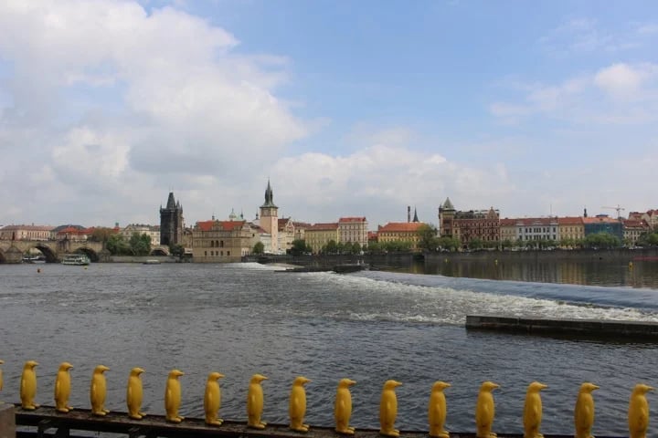 We will cross the Vltava River over an 11-centuries-old ford...