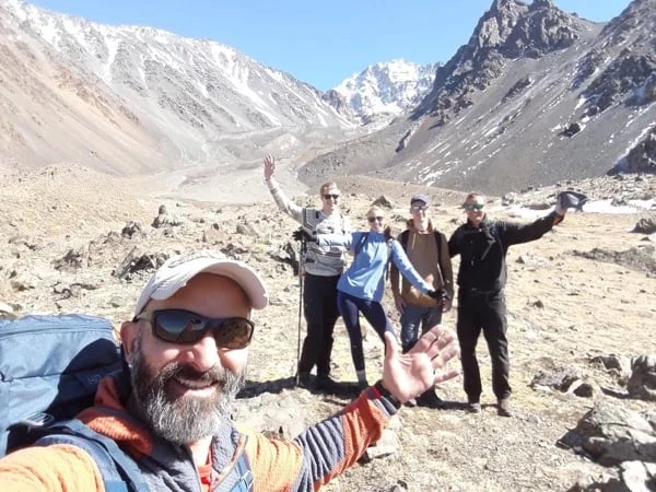 Trekking in Vallecitos - main mountain range