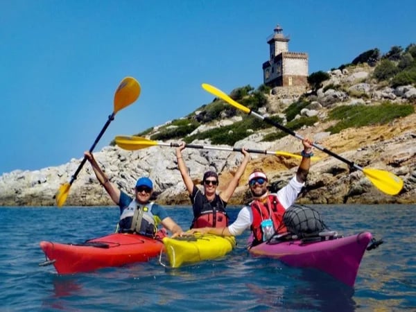 Kayak Adventure in Póros Clear Blue Waters Half-Day Tour