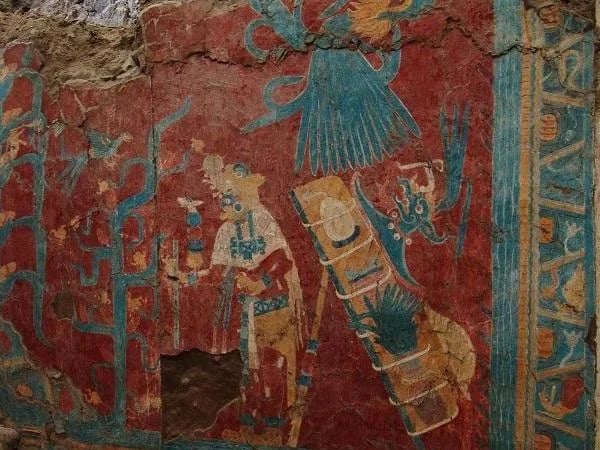 Cozy Val'Quirico, Pyramid of Flowers and "Battle Mural" in Cacaxtla-Xochitecatl