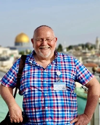 This is me, standing in one of my beloved secret places in Jerusalem. Join me.