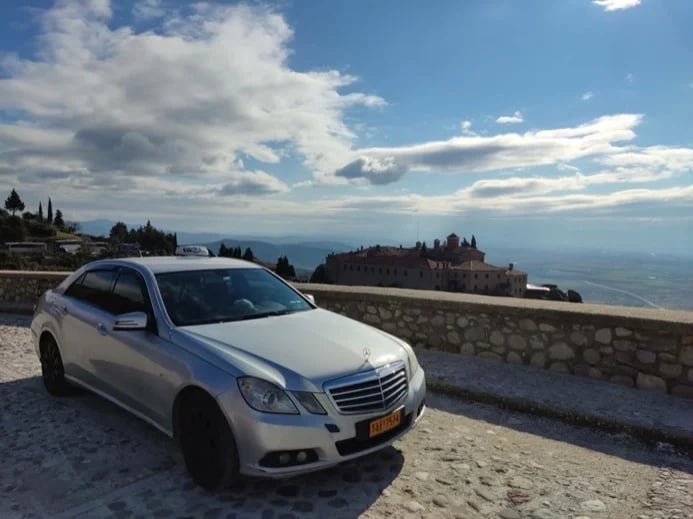 My car, Mercedes E-Class - St. Stephen in the background
