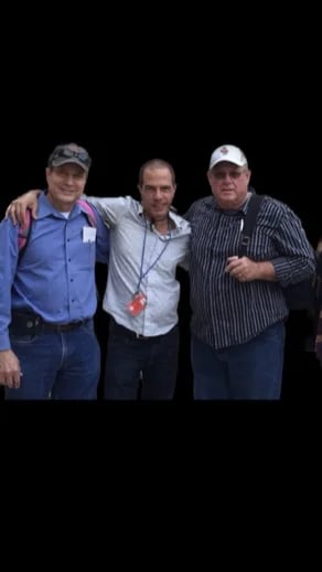 Ron L. Your guide in Israel (middle) with clients from Texas