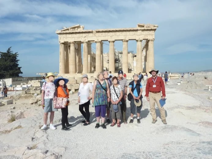 Up on the Acropolis