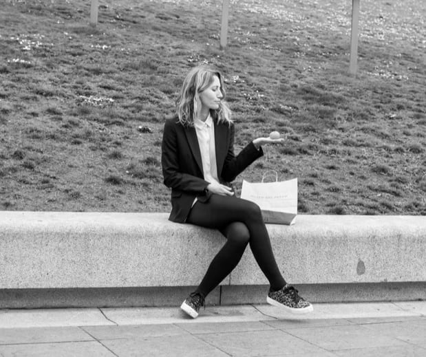 Resting after a tour at the Prado Museum