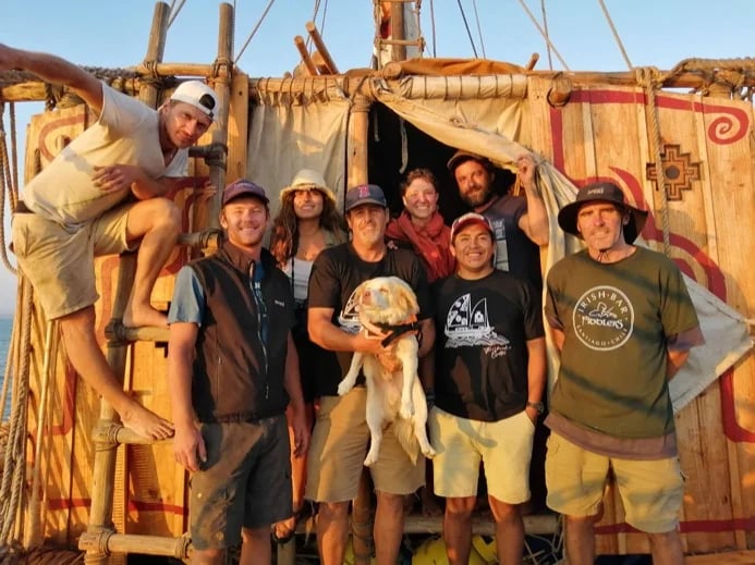 Builded a Reed Boat and manage to sail the Pacific to Tahiti (5000 NM)