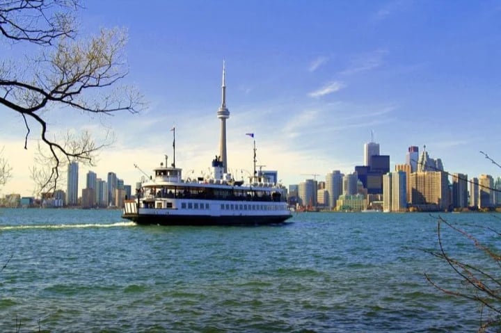 The ferry ride to the Island is half the fun.