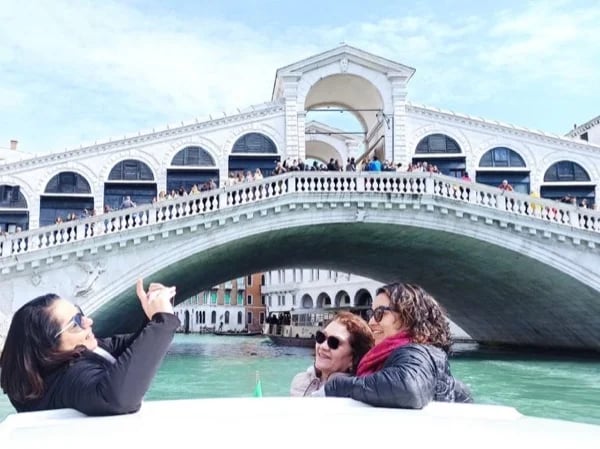 Introduction to Venice from the Water with a Glass of Prosecco