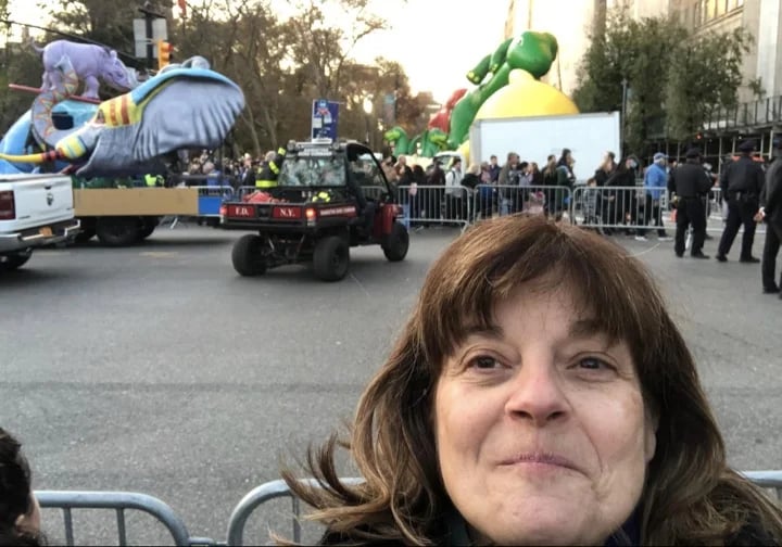Macy's Thanksgiving Day Parade .. being readied for the big day on the Upper West Side of Manhattan!