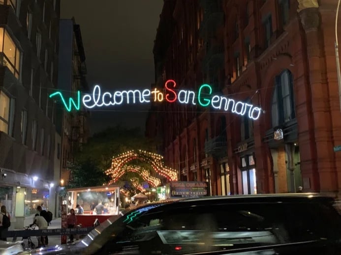 Every Fall, Mulberry Street, the heart of Little Italy, comes alive with food, music, and vendors at the annual Feast of San Gennaro!