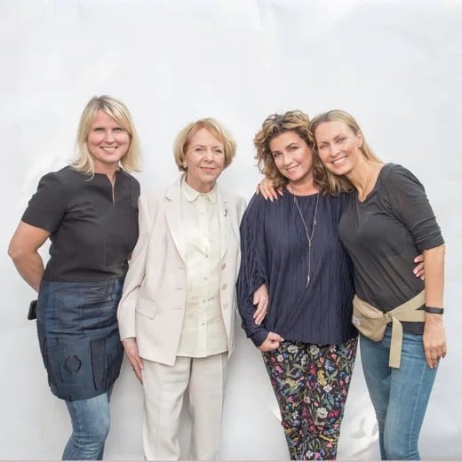 With Vigdis Finnbogadottir, former President of Iceland