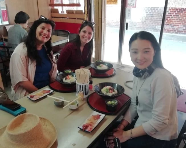 Somen lunch in Yamato area