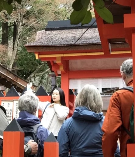 Tour in Kasuga grand Shrine in Nara