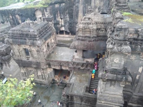 Ellora Cave Temples - The confluence of Indian religion with the largest man-made monolithic structure
