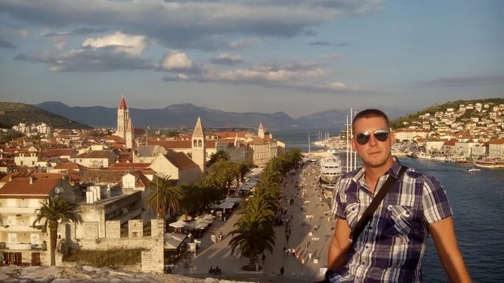 Trogir panorama from Kamerlengo tower