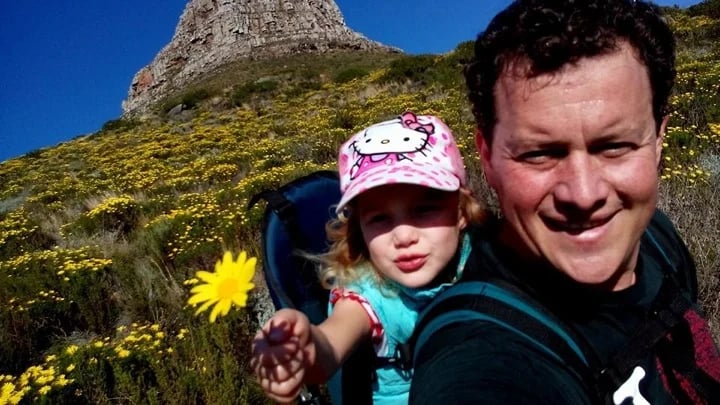 Hiking up Lion's Head
