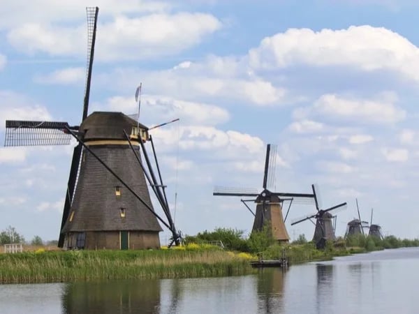 Kinderdijk and Rotterdam with your own art historian and TBL's no 1 guide in Holland: windmills versus modern architecture!