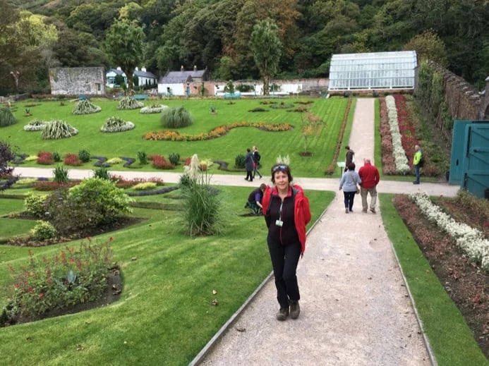 Loving this old walled garden in the west of Ireland
