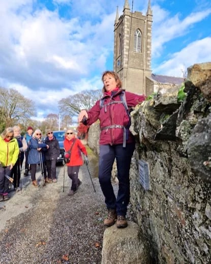 A recent tour of 'historic Newcastle' in County Wicklow